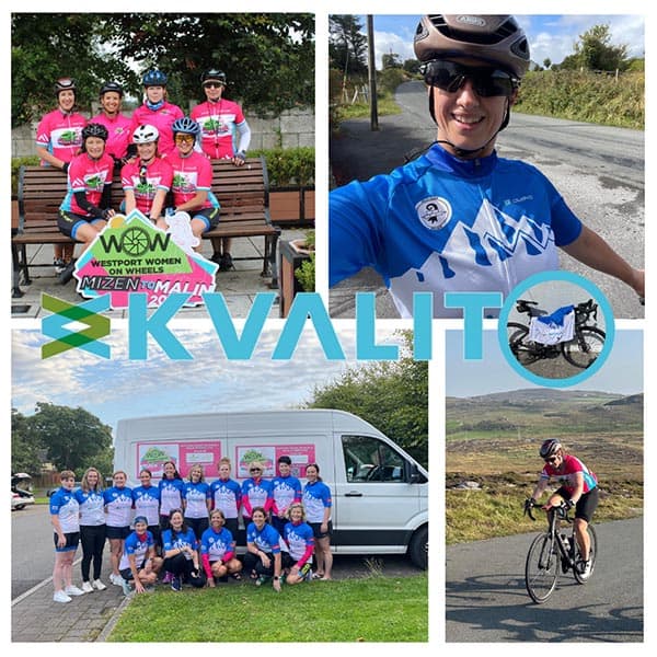 KVALITO Supports the Mayo Women’s 605 km Mizen to Malin Charity Cycle Challenge